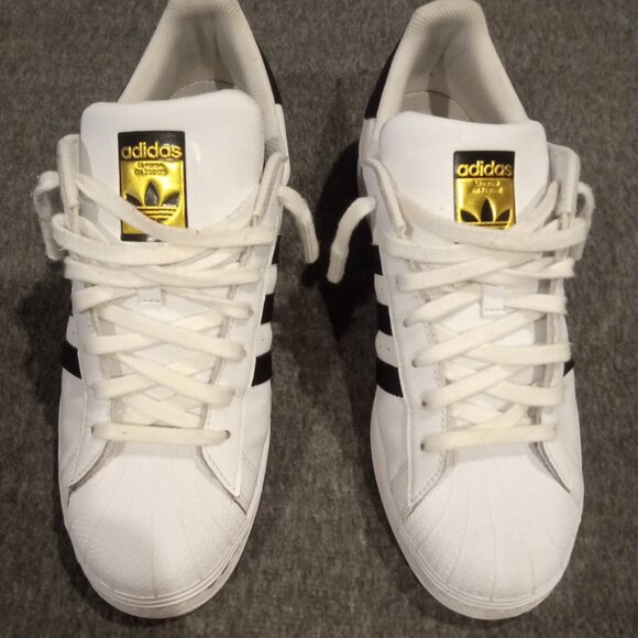Adidas Superstar 29 Gold Tongue Men's size 11.5 US - Picture 1 of 5